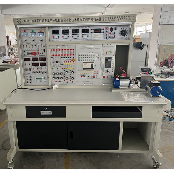 高性能電工綜合實(shí)訓(xùn)臺(tái)(圖1) 高功能電工綜合實(shí)驗(yàn)臺(tái),泵缸閉式液壓實(shí)驗(yàn)裝置